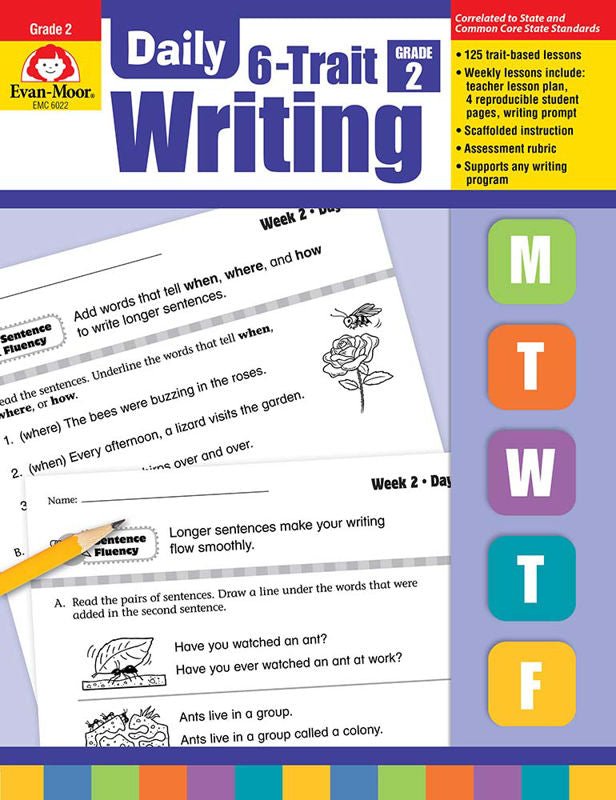 *Daily 6- Trait Writing Grade 2-ELA Books-Tools 4 Teaching-Classroom Decor and More