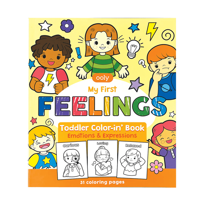 My First Feelings Toddler Color-in Book-Craft Activity-Tools 4 Teaching-Classroom Decor and More