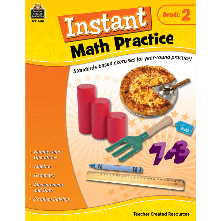 Instant Math Practice: Grades 2-6-Math Books-Tools 4 Teaching-Classroom Decor and More