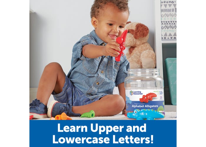 Snap-n-Learn™ Alphabet Alligators-Subjects - Reading - Alphabet-Tools 4 Teaching-Classroom Decor and More