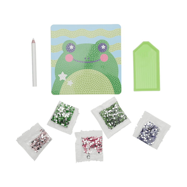 Razzle Dazzle DIY Gem Art Kit - Funny Frog-Craft Activity-Tools 4 Teaching-Classroom Decor and More