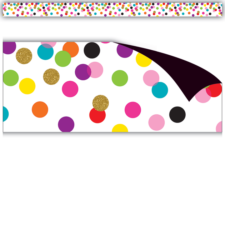 Confetti Magnetic Border-Magnetic-Tools 4 Teaching-Classroom Decor and More