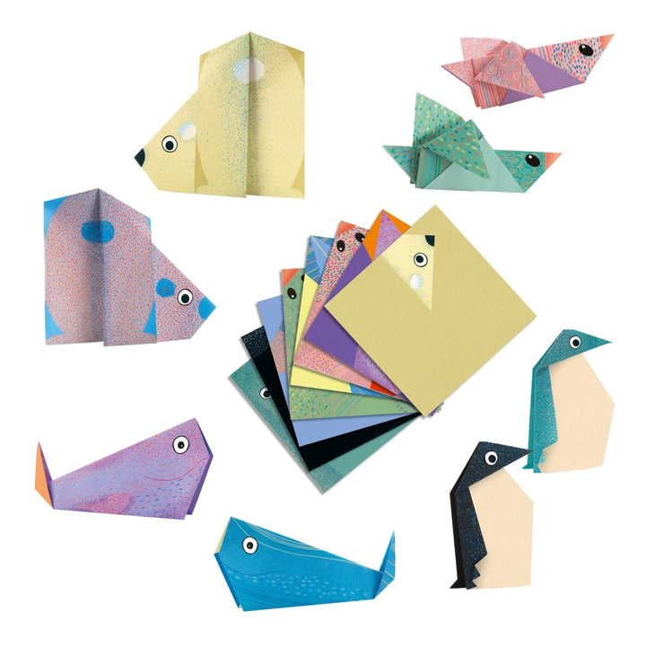 Polar Animals Origami Paper Craft Kit-Craft Activity-Tools 4 Teaching-Classroom Decor and More