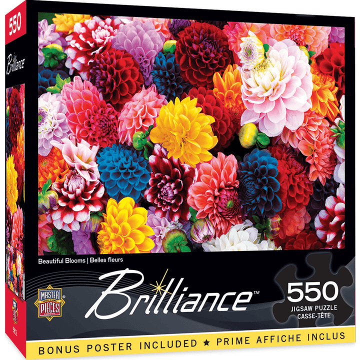 Brilliance - Beautiful Blooms 550 Piece Jigsaw Puzzle-Puzzles-Tools 4 Teaching-Classroom Decor and More