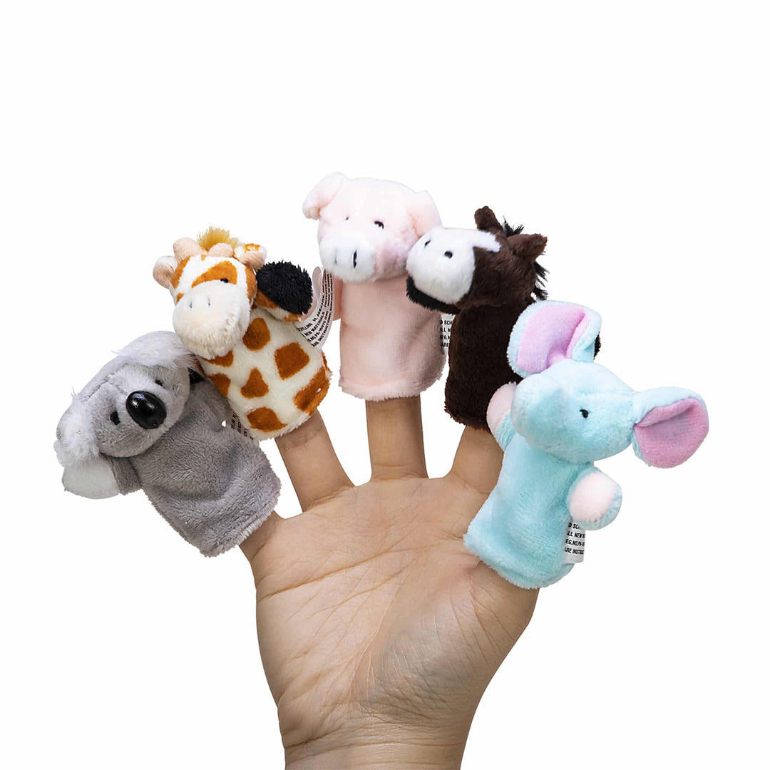 Animal Finger Puppets (Assortment)-Stuffed Animals & Plush-Tools 4 Teaching-Classroom Decor and More