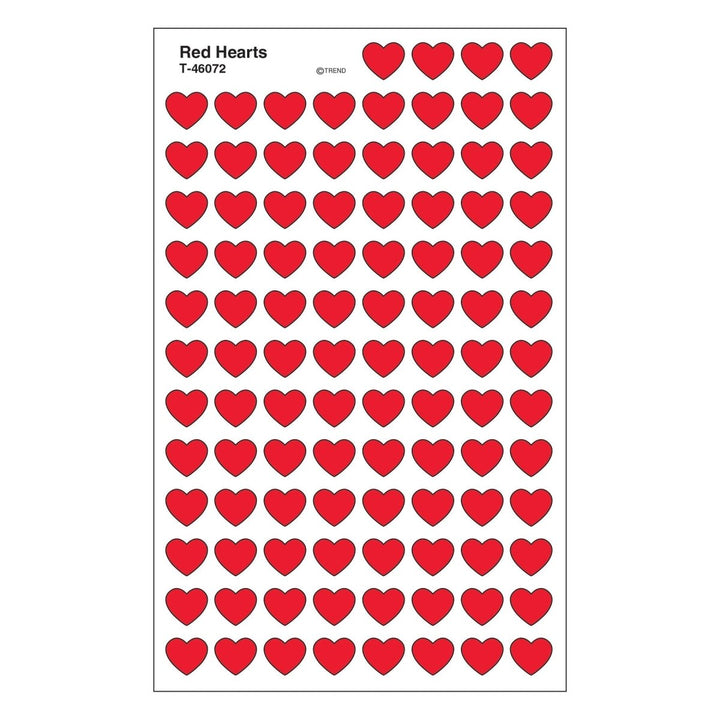 *Red Hearts superShapes Stickers-Tools 4 Teaching-Classroom Decor and More