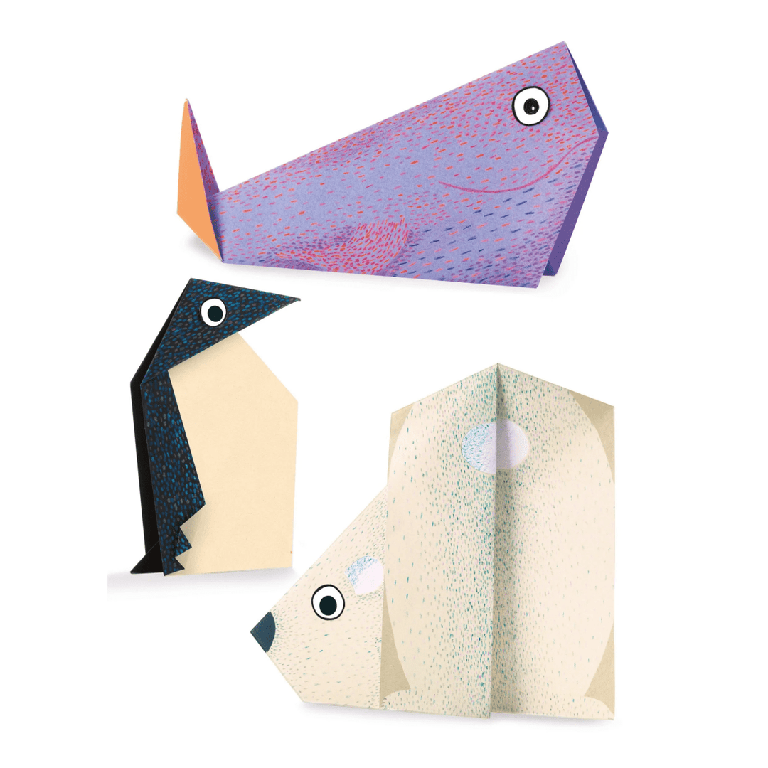 Polar Animals Origami Paper Craft Kit-Craft Activity-Tools 4 Teaching-Classroom Decor and More