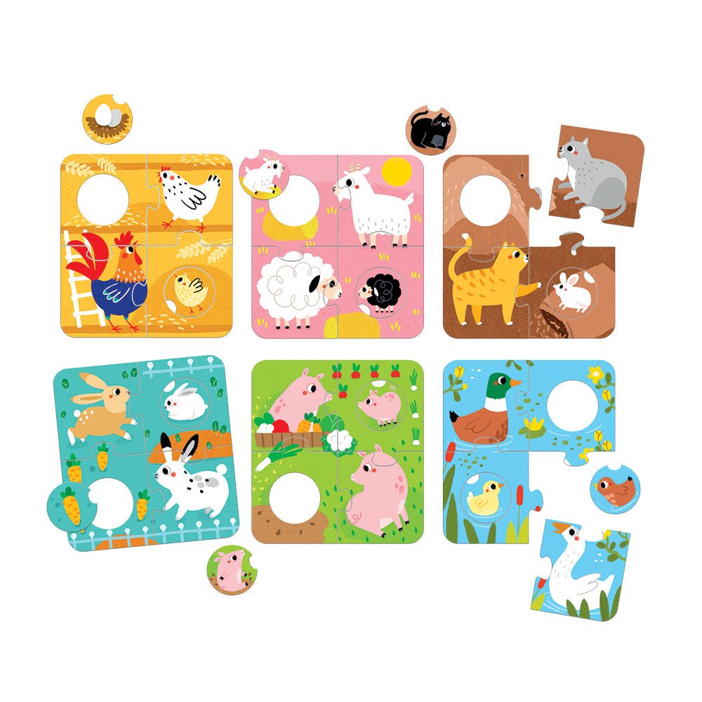 Match the Farm Animals Puzzles for ages: 2+-Puzzles-Tools 4 Teaching-Classroom Decor and More
