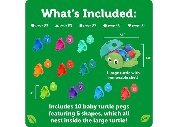 Seymore the Counting Shapes Sea Turtle-Numbers, Counting & Sorting-Tools 4 Teaching-Classroom Decor and More