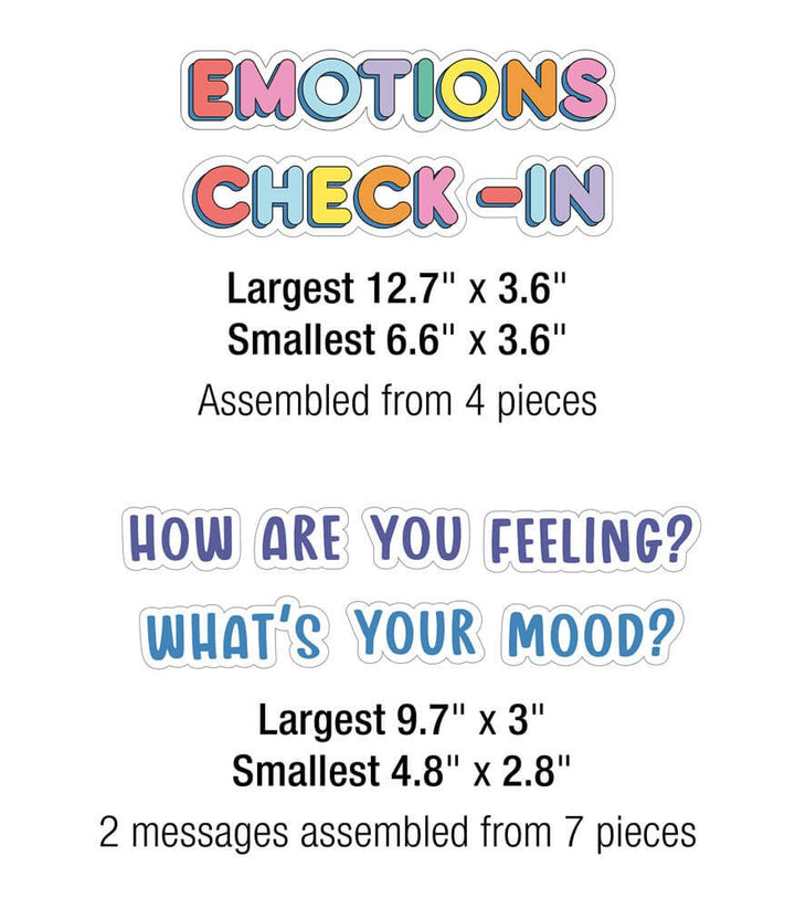 We Stick Together Emotions Check-In Pre-punched Bulletin Board Set Grade PK-2-Bulletin Board Sets-Tools 4 Teaching-Classroom Decor and More