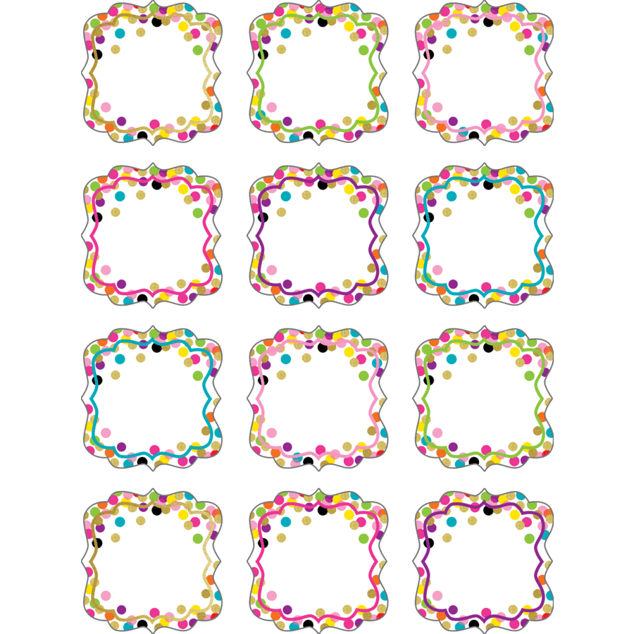 Confetti Mini Accents-Mini Accents-Tools 4 Teaching-Classroom Decor and More