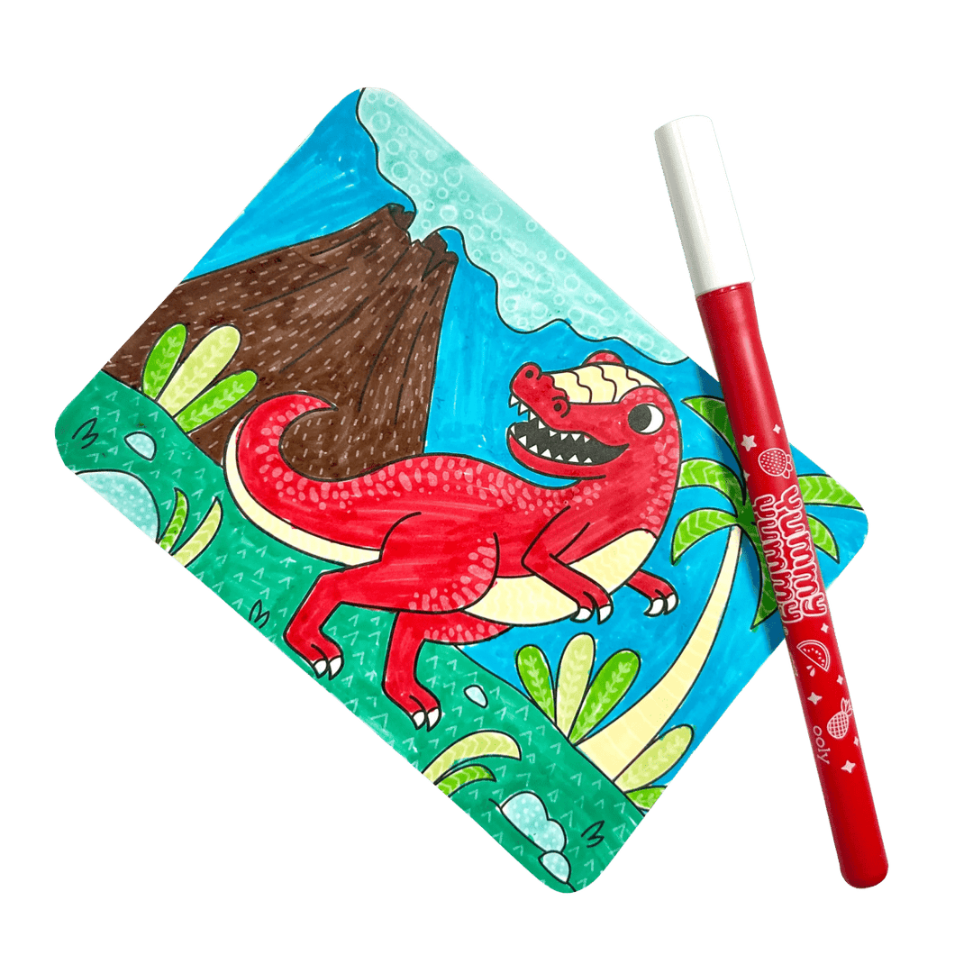 Undercover Art Hidden Pattern Coloring Activity Art Cards - Dino Tales-Activity Pads-Tools 4 Teaching-Classroom Decor and More