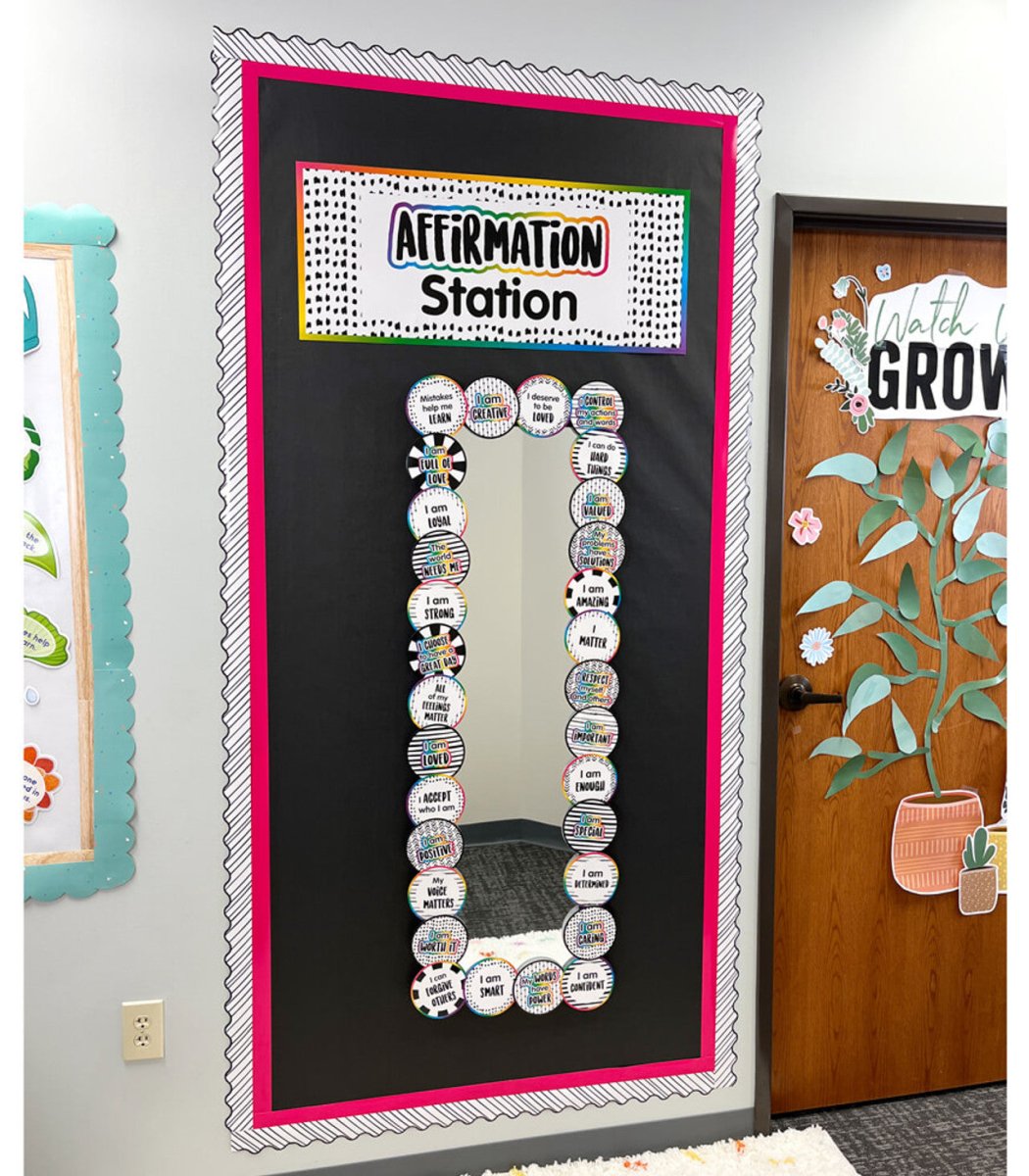 Affirmation Station Bulletin Board Set-Bulletin Board Sets-Tools 4 Teaching-Classroom Decor and More