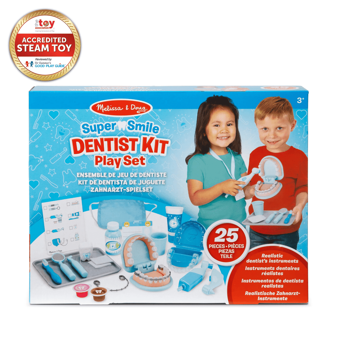 Super Smile Dentist Play Set-Dress Up & Jewelry-Tools 4 Teaching-Classroom Decor and More