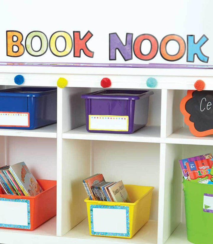 Celebrate Learning 4in Watercolor Combo Pack Bulletin Board Letters-Letters-Tools 4 Teaching-Classroom Decor and More