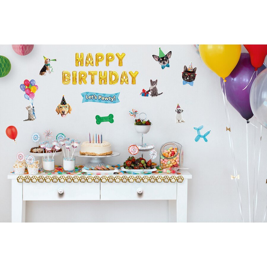 Cats and Dogs Happy Birthday Create and Decorate Quick Kit-Craft Activity-Tools 4 Teaching-Classroom Decor and More