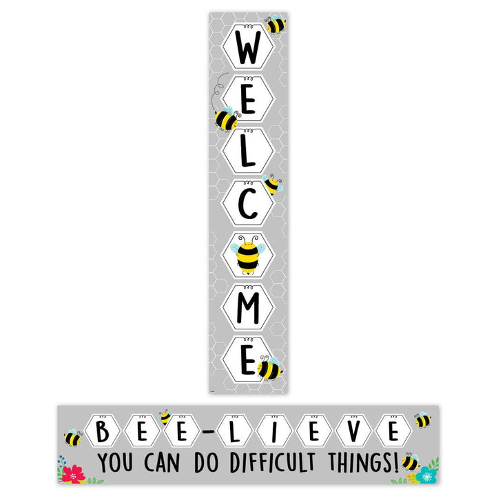 Busy Bees Welcome Banner-Banner-Tools 4 Teaching-Classroom Decor and More