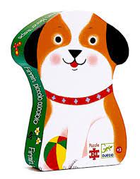 Firmin, the Dog 24pc Silhouette Jigsaw Puzzle-Puzzles-Tools 4 Teaching-Classroom Decor and More