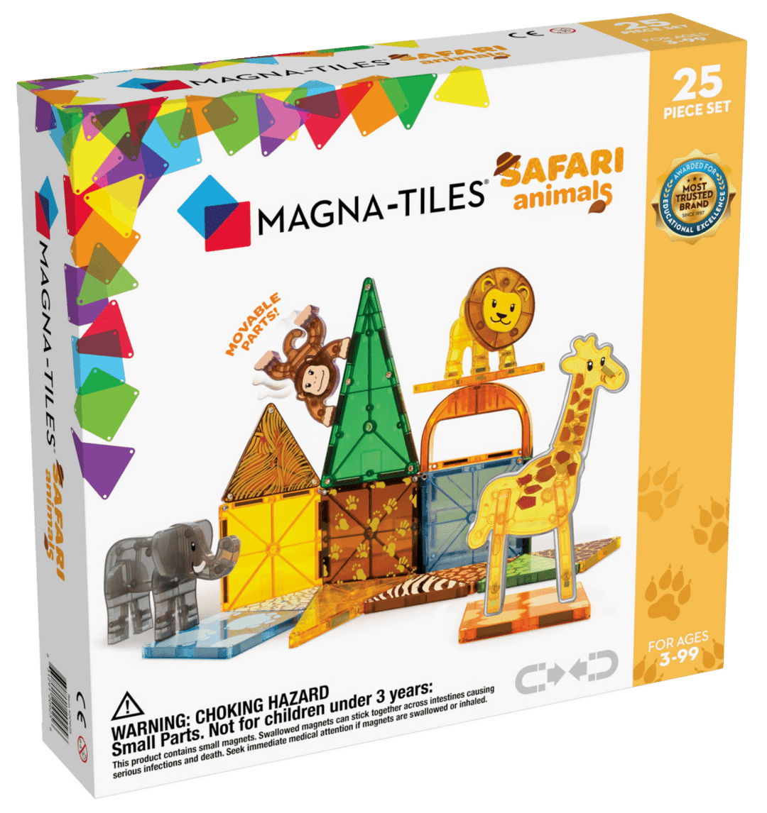 Magna-Tiles® Safari Animals 25-Piece Set-Magnatiles-Tools 4 Teaching-Classroom Decor and More