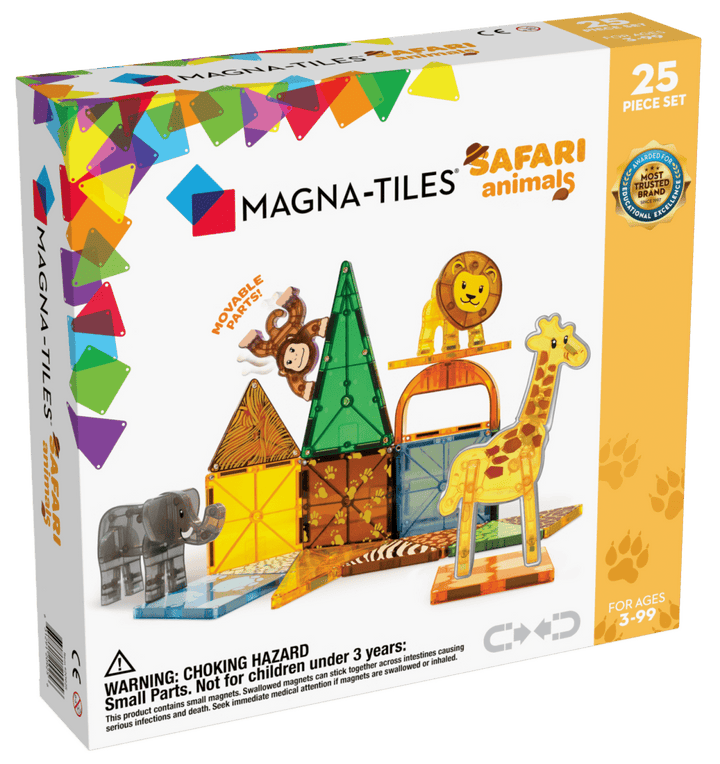 Magna-Tiles® Safari Animals 25-Piece Set-Magnatiles-Tools 4 Teaching-Classroom Decor and More