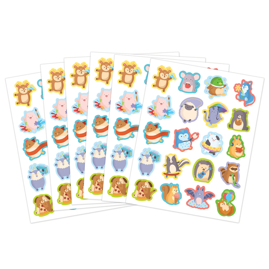 Cute Critter Stickers-Stickers-Tools 4 Teaching-Classroom Decor and More
