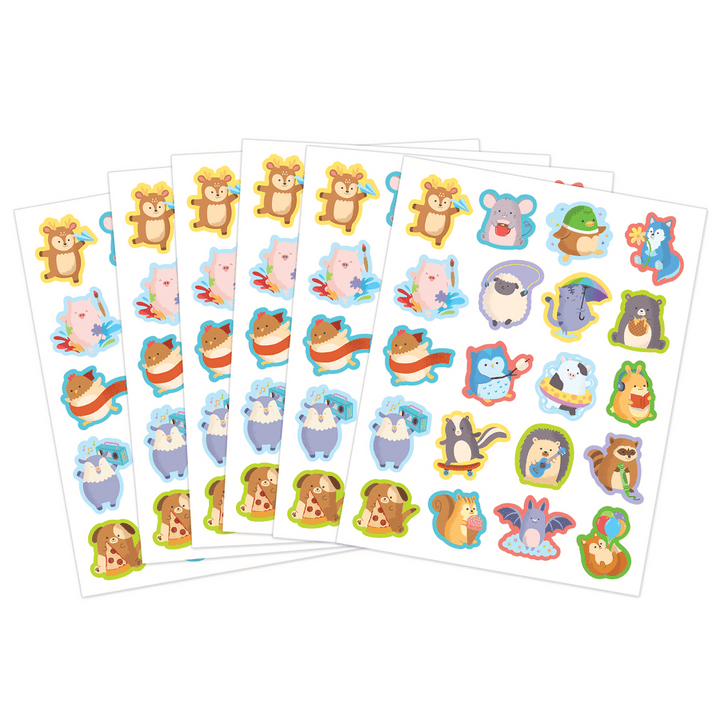 Cute Critter Stickers-Stickers-Tools 4 Teaching-Classroom Decor and More