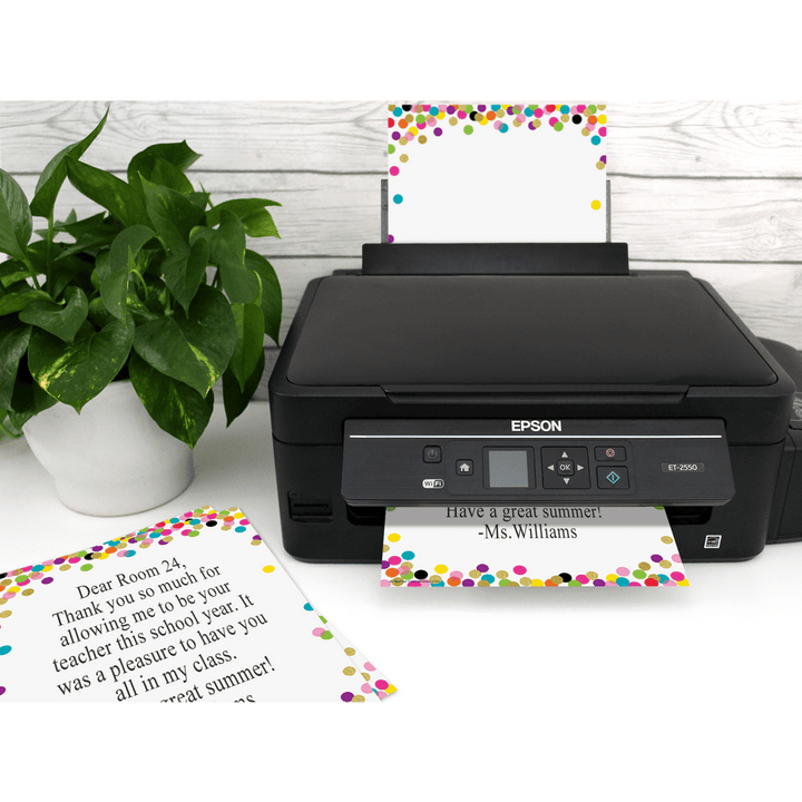 Confetti Computer Paper-Computer Paper-Tools 4 Teaching-Classroom Decor and More