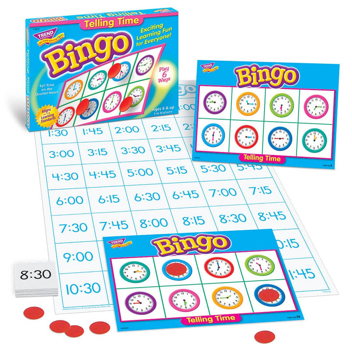 *Telling Time Bingo Game-Time & Money-Tools 4 Teaching-Classroom Decor and More