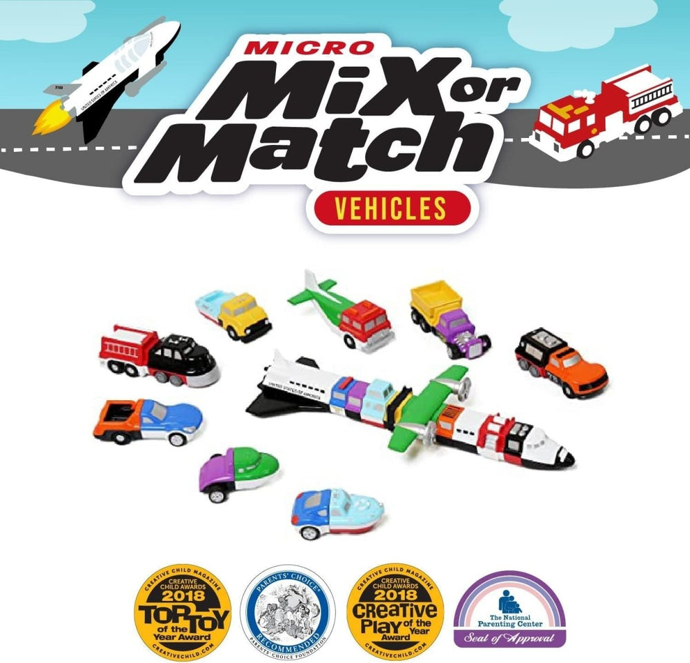 MICRO Mix or Match Vehicles Deluxe 1-Vehicles & Construction-Tools 4 Teaching-Classroom Decor and More