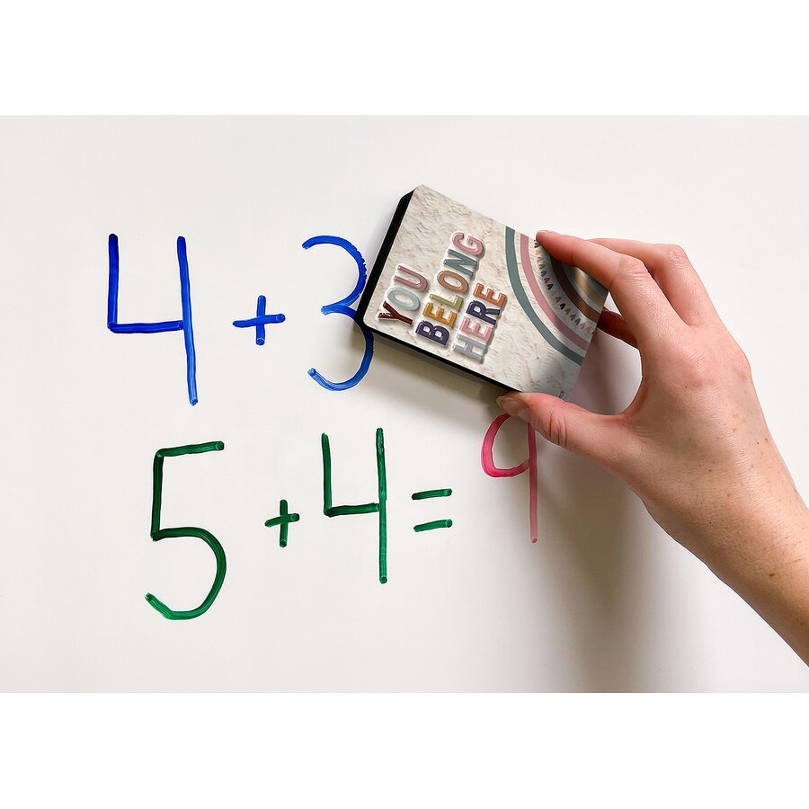 Everyone is Welcome Magnetic Whiteboard Eraser-Dry Erase-Tools 4 Teaching-Classroom Decor and More