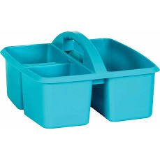 Plastic Storage Caddy: Teal-Organization-Tools 4 Teaching-Classroom Decor and More