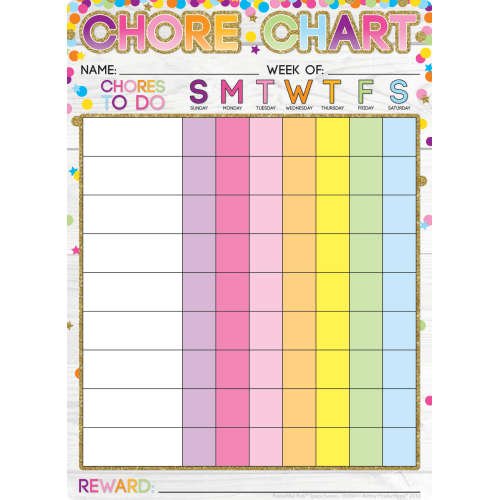 Chore Chart Postermat - Tools 4 Teaching