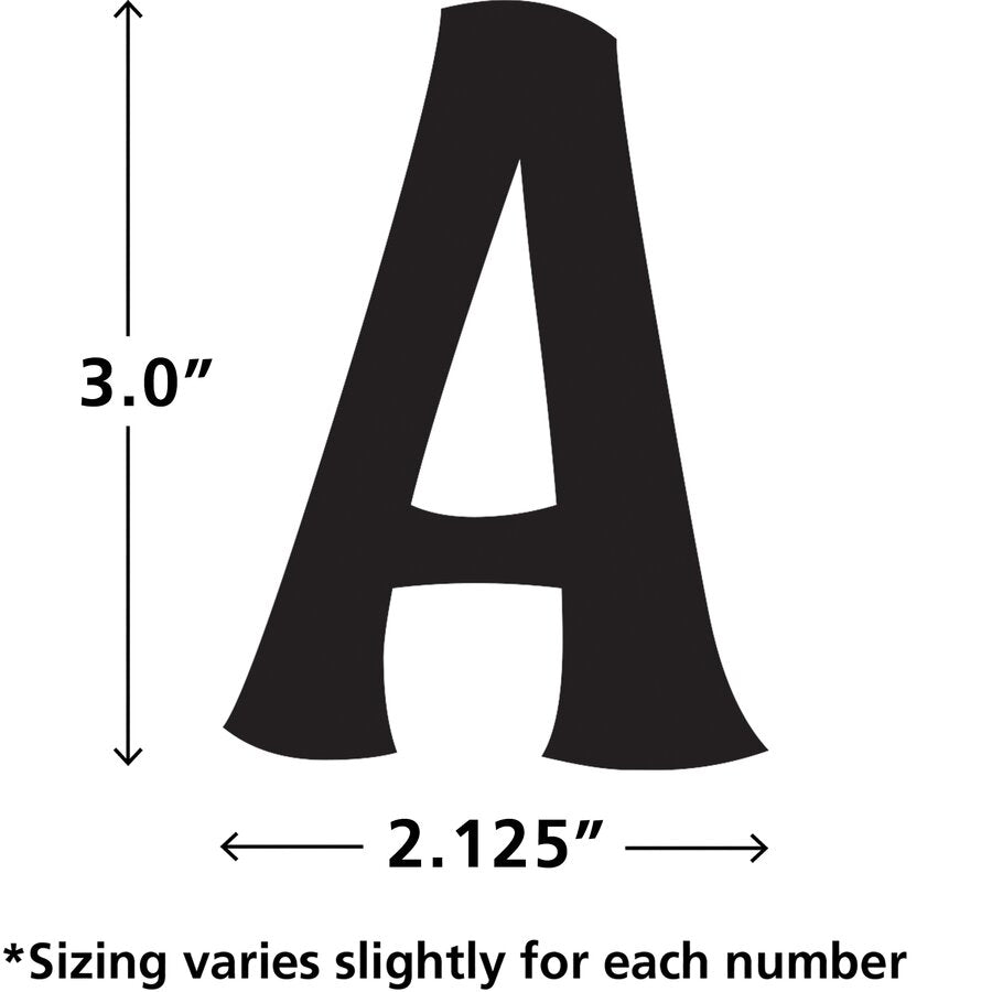 Black Wild Whimsy 3" Magnetic Letters-Magnetic-Tools 4 Teaching-Classroom Decor and More