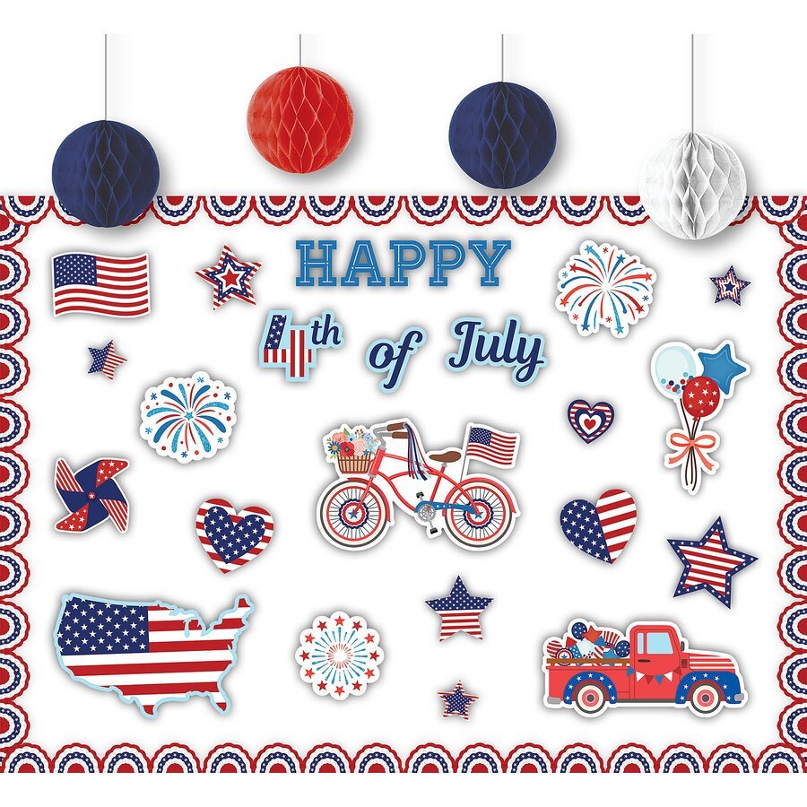 Patriotic Create & Decorate Quick Kit-Tools 4 Teaching-Classroom Decor and More