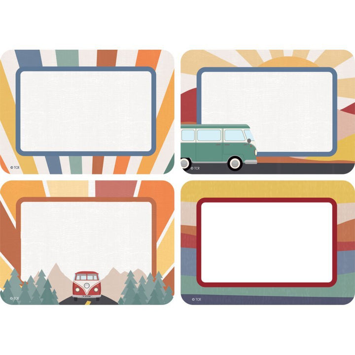 Moving Mountains Road Trip Name Tags/Labels - Multi-Pack-Nameplates &amp; Name Tags-Tools 4 Teaching-Classroom Decor and More