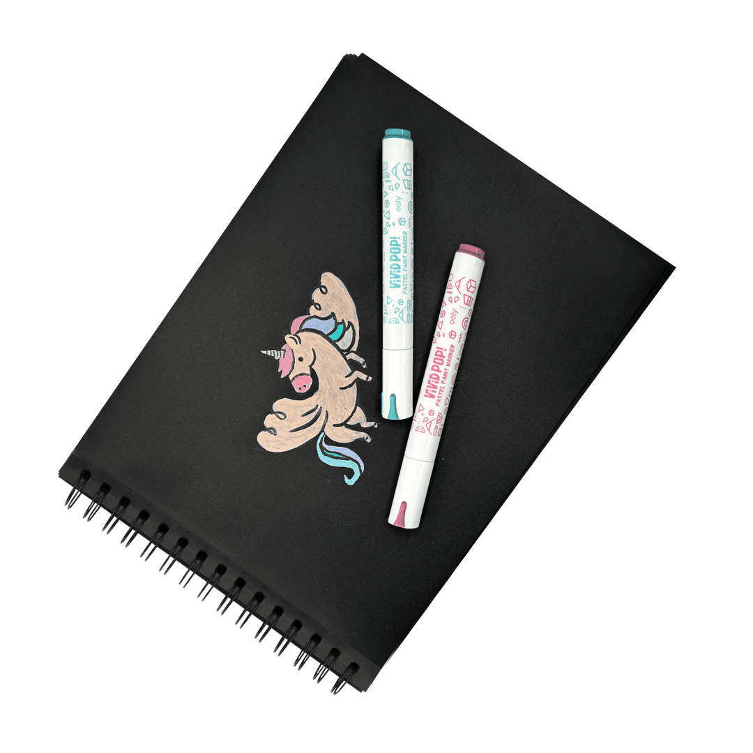 Vivid Pop! Water Based Paint Markers - Pastel - Set of 8-Art Supplies-Tools 4 Teaching-Classroom Decor and More