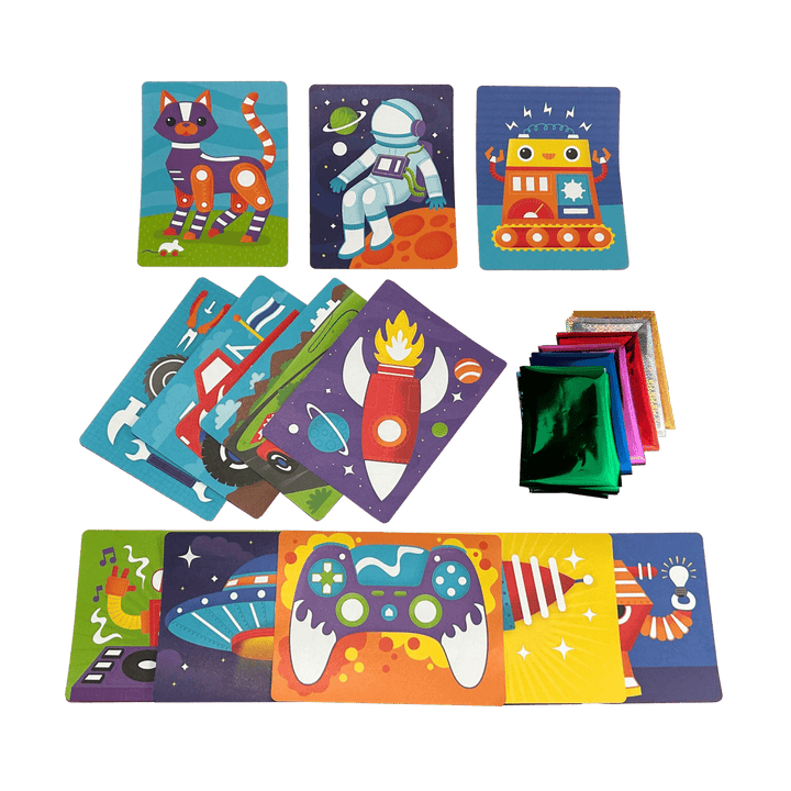 Foil-tastic Foil Art & Coloring Set - Gadgets & Gizmos-Activity Pads-Tools 4 Teaching-Classroom Decor and More