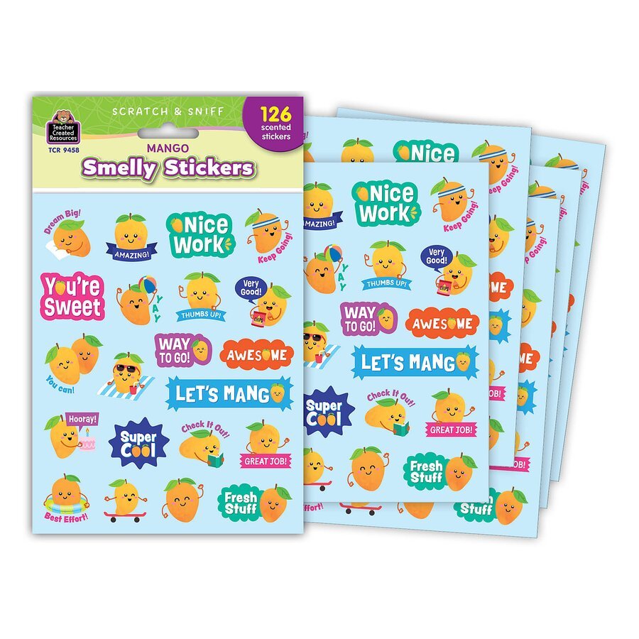 Mango Smelly Stickers-Stickers-Tools 4 Teaching-Classroom Decor and More