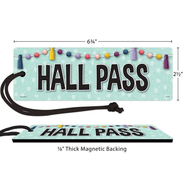 Oh Happy Day Magnetic Hall Pass-Hall Passes-Tools 4 Teaching-Classroom Decor and More