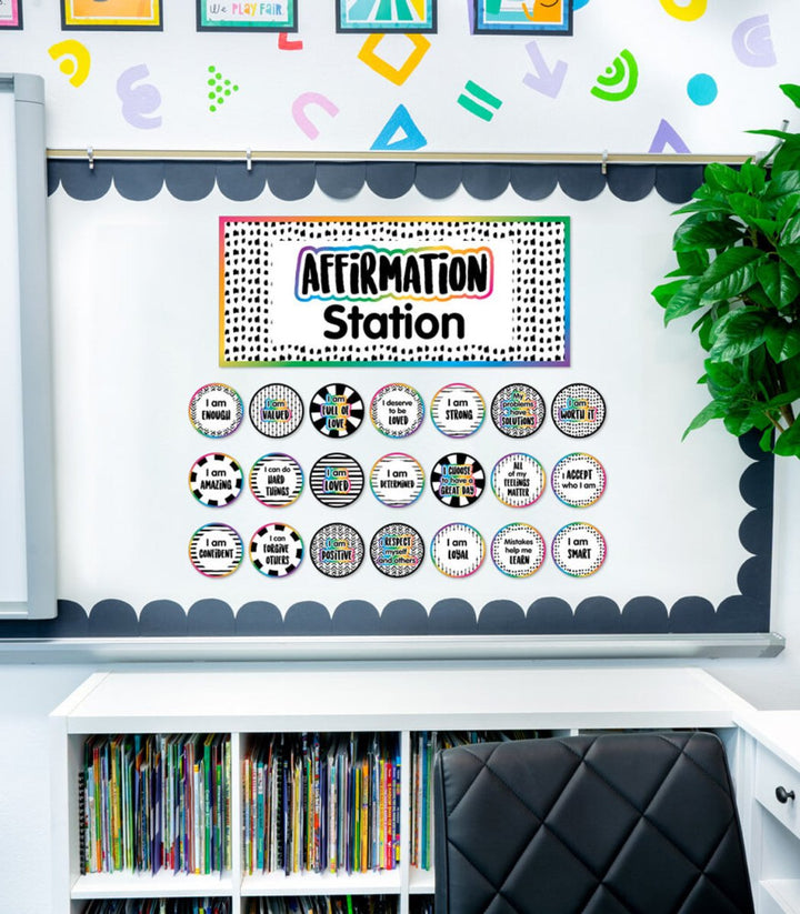 Affirmation Station Bulletin Board Set-Bulletin Board Sets-Tools 4 Teaching-Classroom Decor and More