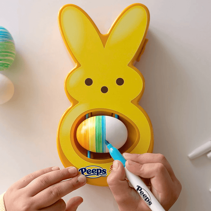 Yellow PEEPS® Bunny Eggmazing Egg Decorator-Craft Activity-Tools 4 Teaching-Classroom Decor and More