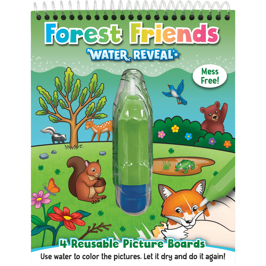 Forest Friends Water Reveal-Activity Pads-Tools 4 Teaching-Classroom Decor and More