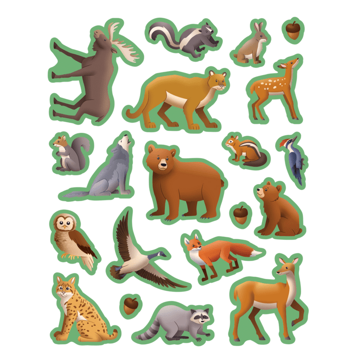 Woodland Animal Stickers-Stickers-Tools 4 Teaching-Classroom Decor and More