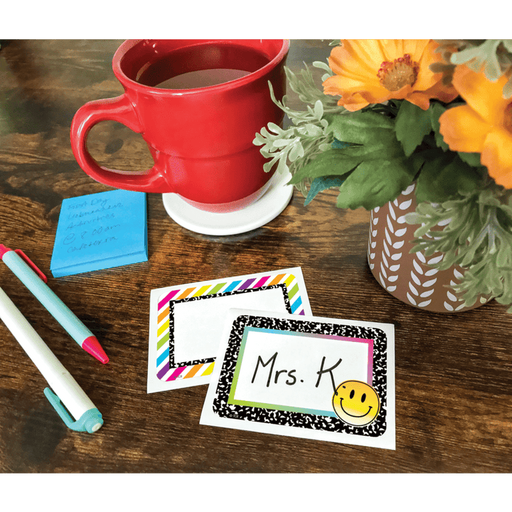 Brights 4Ever Name Tags/Labels - Multi Pack-Nameplates &amp; Name Tags-Tools 4 Teaching-Classroom Decor and More