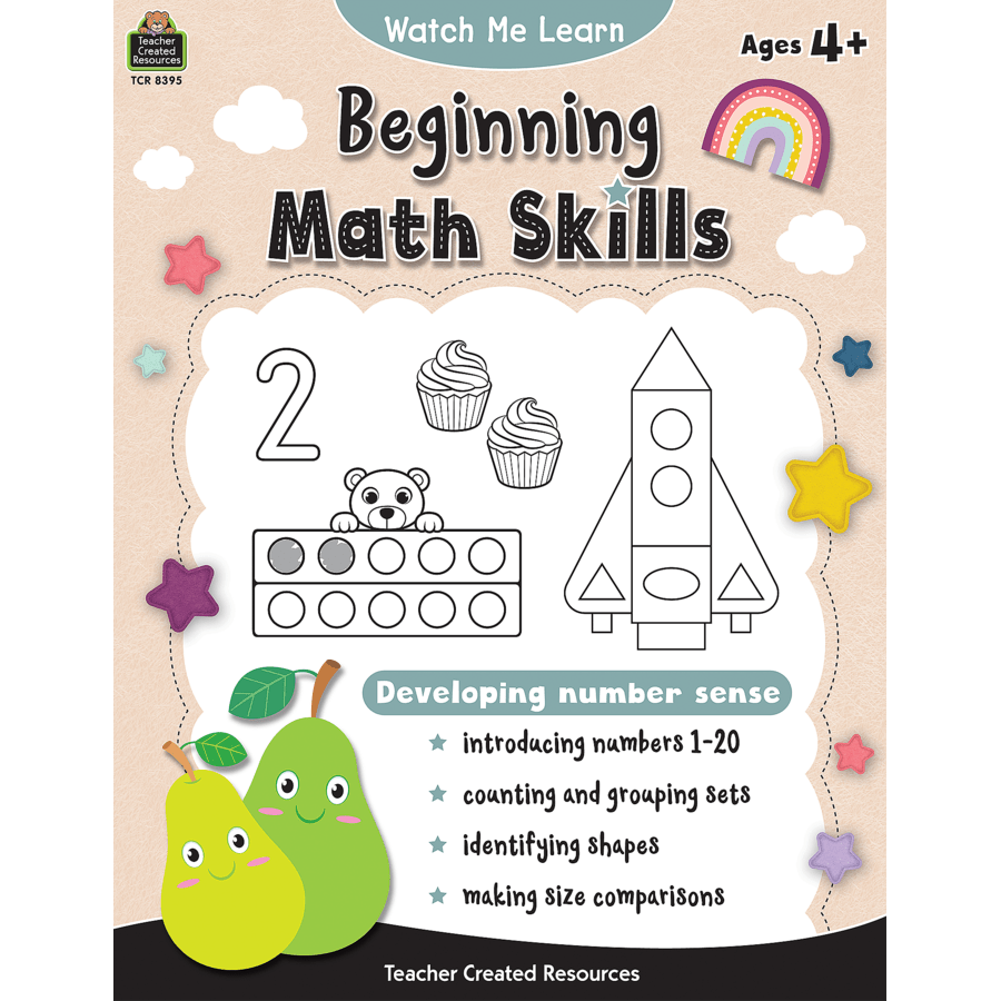 Watch Me Learn: Beginning Math Skills-Math Books-Tools 4 Teaching-Classroom Decor and More
