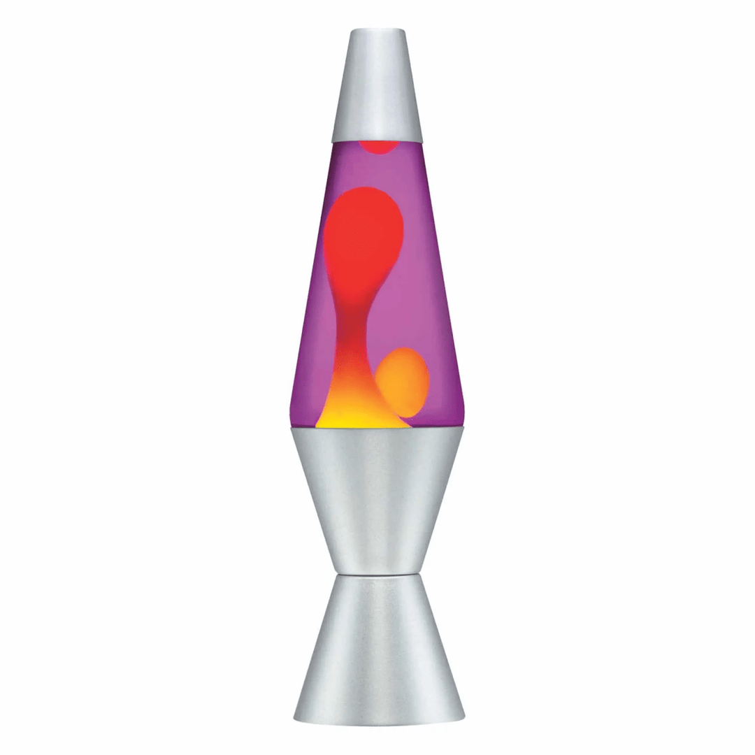 14.5'' LAVA® Lamp - Yellow/Purple/Silver-Lava-Tools 4 Teaching-Classroom Decor and More