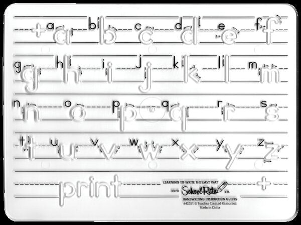 School-Rite® Handwriting Instruction Guides - Lowercase Manuscript