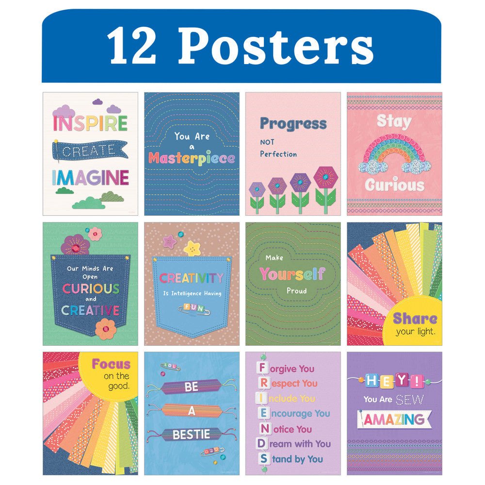 Crafty and Cool Mini Poster Set-Posters-Tools 4 Teaching-Classroom Decor and More
