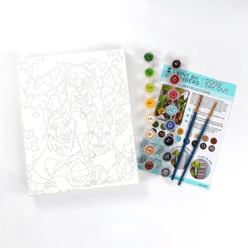 Paint By Numbers Dogs' Day Out-Craft Activity-Tools 4 Teaching-Classroom Decor and More