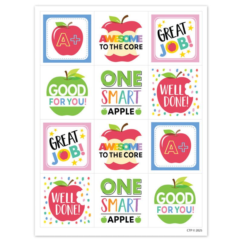 Apple Time Reward Stickers-Stickers-Tools 4 Teaching-Classroom Decor and More